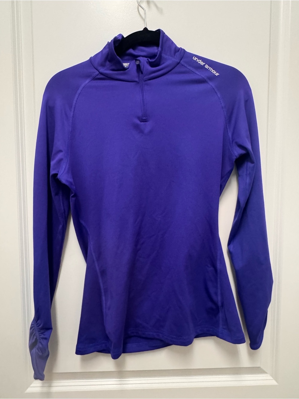 Under Armour Women’s Purple Long-Sleeve Quarter Zip Performance Top